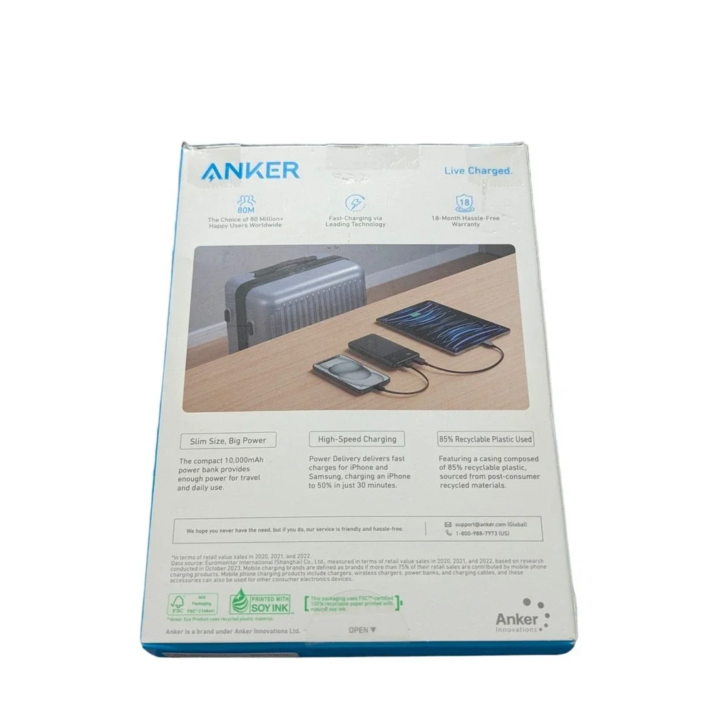 Anker important notes